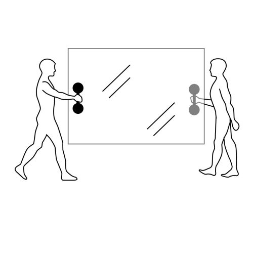 TRUPER VEVI-2A  Alumínium két tappancsos vákuumos emelő, üvegfogó, 80 kg (100761)
