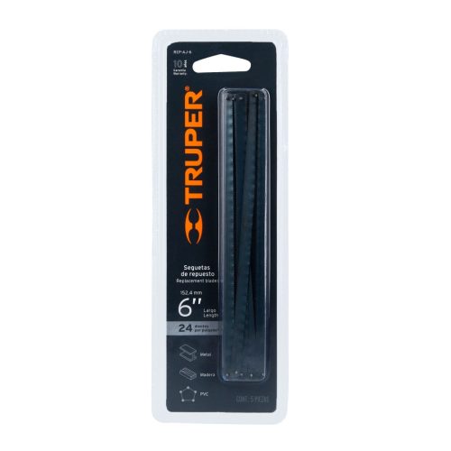 TRUPER REP-AJ-6 Pótfűrészlap AJ-6 keretes fűrészhez, 5 db, 15 cm (10220)