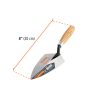 TRUPER CT-8 Hegyes kovácsolt kőműveskanál fa markolattal, 20 cm (102615)