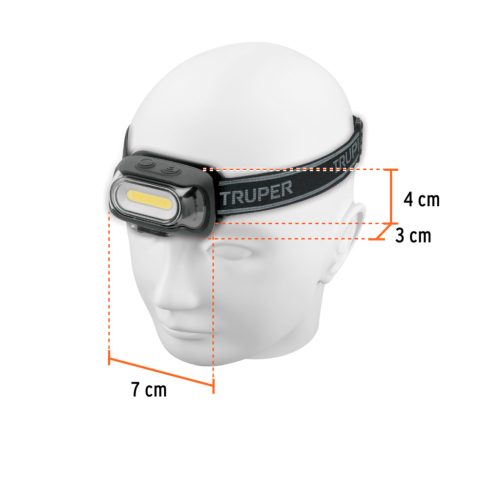 TRUPER EXPERT LI-CA-460R Akkus mozgásérzékelős fejlámpa, 460 Lumen (103086)