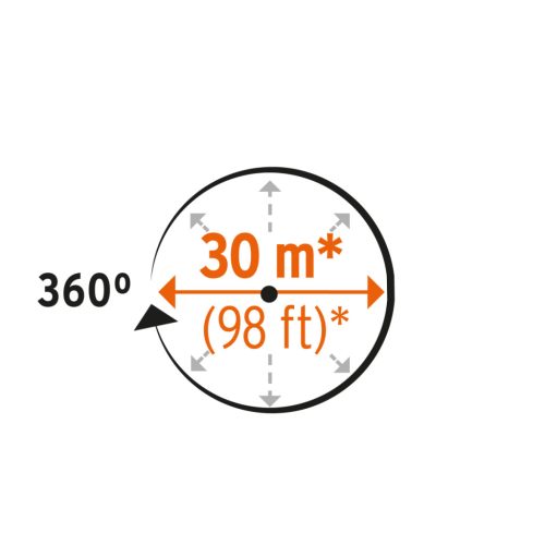 TRUPER ASP-1BR Réz impulzus öntöző, 30m, 360° (10317)