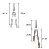 TRUPER TEX-19 Teleszkópos sövényvágó olló 20 cm-es pengével (103837)