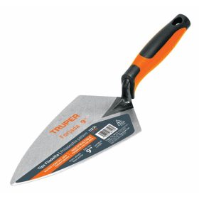   TRUPER CT-9B Hegyes kovácsolt kőműveskanál ComfortGrip markolattal, 23 cm (11231)