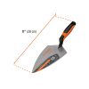 TRUPER CT-11B Hegyes kovácsolt kőműveskanál ComfortGrip markolattal, 28 cm (11234)