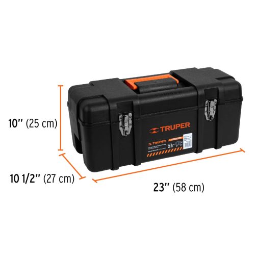 TRUPER CHP-23X Ipari szerszámosláda fém csattal, 58 cm (11506)