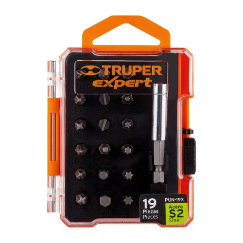 TRUPER EXPERT PUN-19X Bitkészlet, 19 részes (11885)