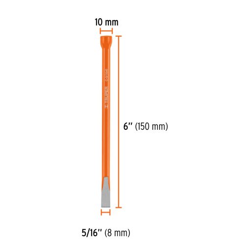 TRUPER C-5/16X6 Hidegvágó véső, 15 cm / 8 mm (12103)