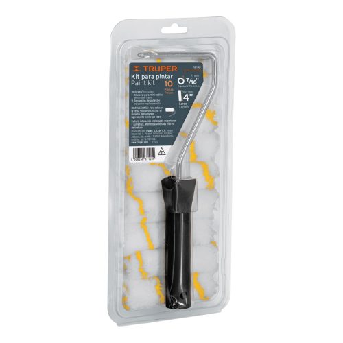 TRUPER ROPI-420N9 Poliészter festőhenger készlet, 10 részes, 10 cm / 9,5 mm (12132)  /OUTLET/