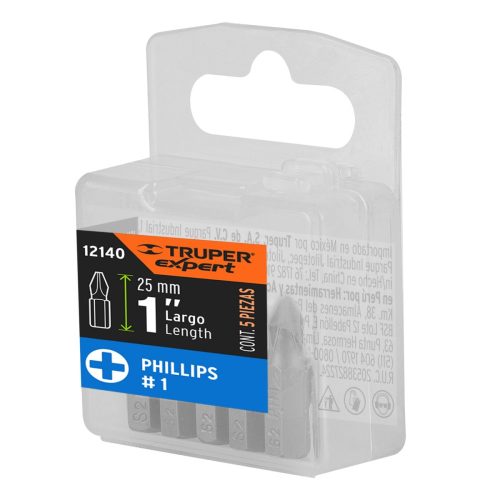 TRUPER EXPERT PUDE-1101 PH1 bithegy, 25 mm, 5 darabos (12140)