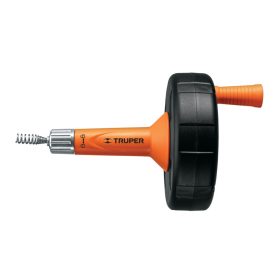   TRUPER DECA-25 Kézi lefolyótisztító spirál dob tekercseléssel, 7,6 m (12279)