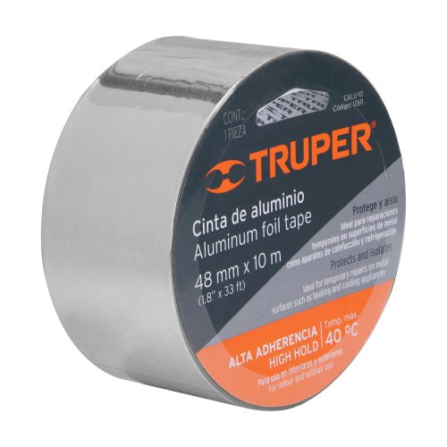 TRUPER CALU-10 Alumínium ragasztószalag, 48 mm x 10 m (12611)