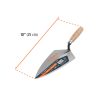 TRUPER CT-10 Hegyes kovácsolt kőműveskanál fa markolattal, 25 cm (12992)