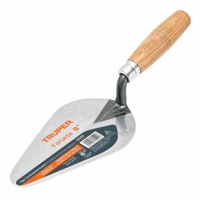   TRUPER CT-8C Kovácsolt kőműveskanál fa markolattal, 20 cm (13005)