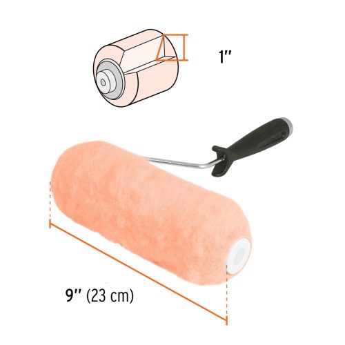 TRUPER ROPI-925 Festőhenger nyéllel nagyon durva felületekhez, 22,5 cm / 25 mm (13878)  /OUTLET/