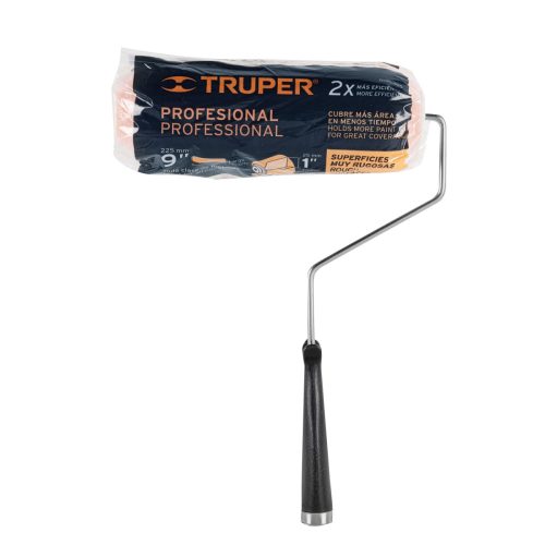 TRUPER ROPI-925 Festőhenger nyéllel nagyon durva felületekhez, 22,5 cm / 25 mm (13878)  /OUTLET/