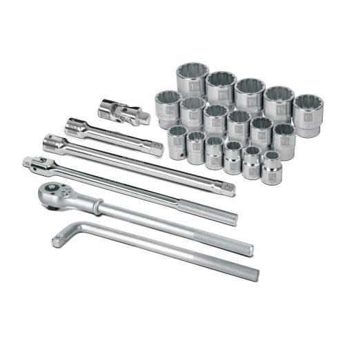 TRUPER JD-3/4X24P Dugókulcs készlet 3/4" , 23 részes colos, 3/4" - 1 3/4" (13970) BF25