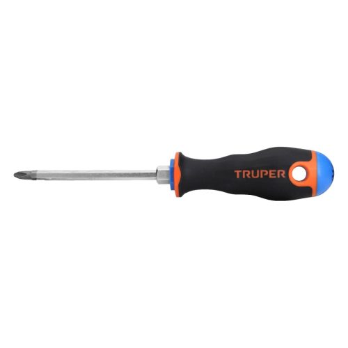 TRUPER DP-1/4X4B PH2 Csavarhúzó ComfortGrip markolattal, mágneses (14076)