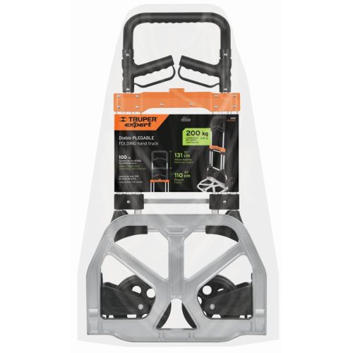 TRUPER EXPERT DIA-200AX Összecsukható alumínium molnárkocsi, 200 kg (14090)