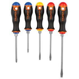   TRUPER DTJ-5B Csavarhúzó készlet ComfortGrip markolattal, 5 részes (14138)