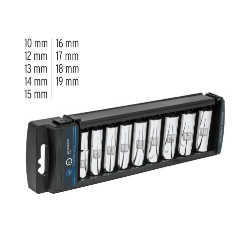 TRUPER JD-3/8X9LM Hosszú dugókulcs készlet, 3/8", 9 részes (14173) BF25