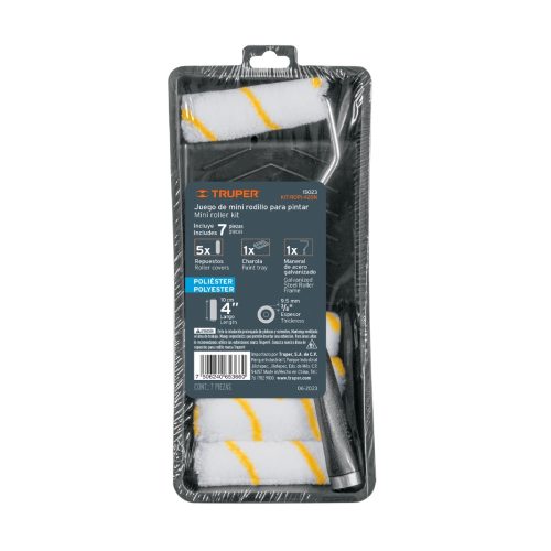 TRUPER KIT-ROPI-420N Festőhenger készlet, 7 részes, 10 cm (15023)  /OUTLET/