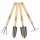 TRUPER JJ-4L 4 részes mini kerti szerszámkészlet 31 cm-es nyéllel (15040) TMA