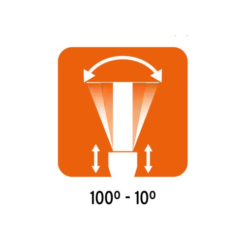 TRUPER EXPERT LIXR-3D Akkus alumínium LED lámpa, 2000 Lumen (16779)