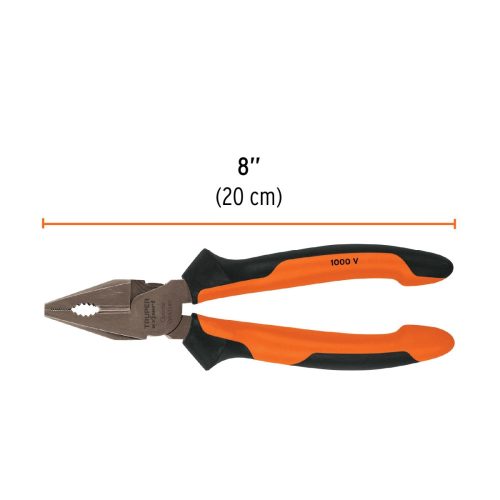 TRUPER EXPERT T201-8X Kombinált fogó ComfortGrip markolattal, 20 cm (17330)