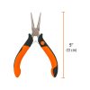 TRUPER PM-PR4 Kerek csőrű fogó ComfortGrip markolattal, 12,5 cm (17370)