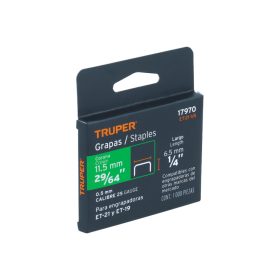   TRUPER ET-21-1/4 Tűzőgép kapocs 1000 db, 6 mm / 11,4 mm (17970)