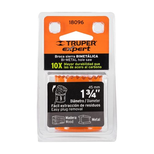 TRUPER EXPERT COBI-1-3/4 Bimetál körkivágó, 45 mm (18096) BF25