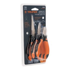   TRUPER JGO-PM-3 Fogó készlet, ComfortGrip markolattal, 3 részes (18215)