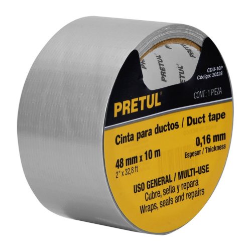 PRETUL CDU-10P Szöveterősítésű ragasztószalag, 48 mm / 10 m  (20528)