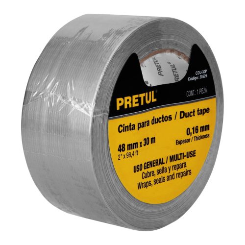PRETUL CDU-30P Szöveterősítésű ragasztószalag, 48 mm / 30 m  (20529)