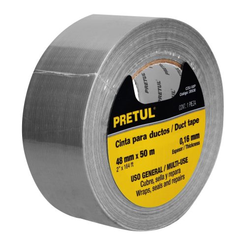PRETUL CDU-50P Szöveterősítésű ragasztószalag, 48 mm / 50 m  (20530)