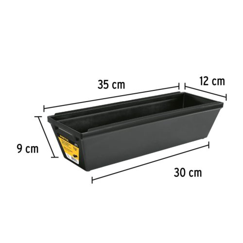 PRETUL CHAR-12P Műanyag gipszkeverő, glettelő tál, 35 cm (20651)