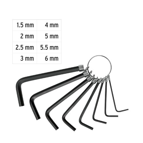 PRETUL ALL-P8M Imbuszkulcs készlett, 8 darabos (21851)