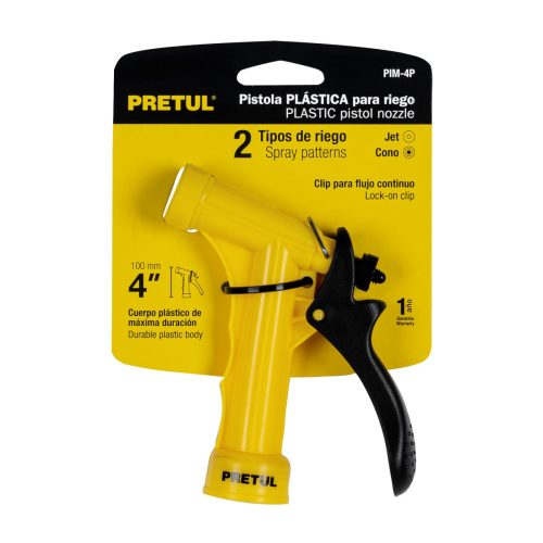PRETUL PIM-4P Locsolópisztoly, állítható, 10 cm  (22753)