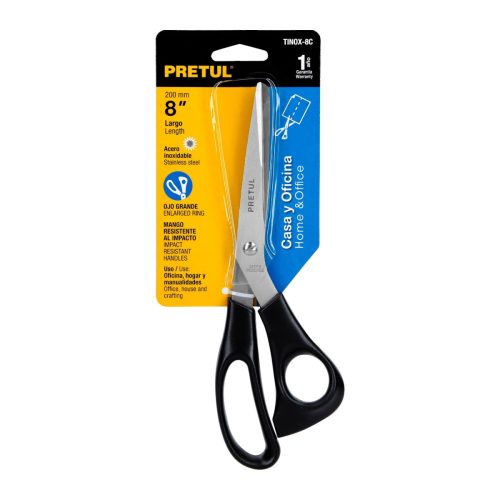 PRETUL TINOX-8C Irodai olló, 20 cm (23185)