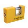 HERMEX COR-75ZP Henger zárás "U" lakat, 75 mm, 2 kulcs (23524)