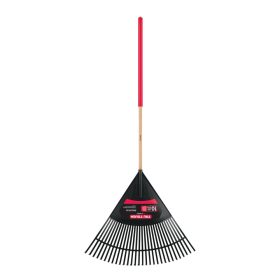   TRUPER TruTough EP-30-CO Műanyag kerti lombseprű gumírozott nyéllel, 30 fogas, 177 cm (30478)