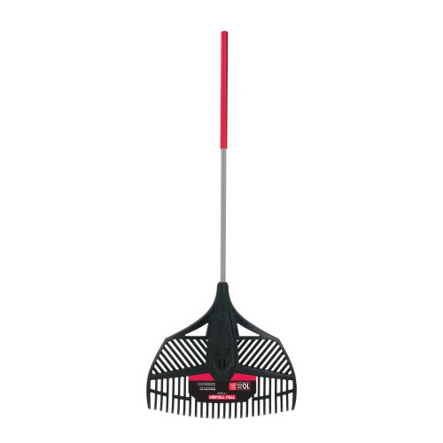 TRUPER TruTough EP-26XS-CO Műanyag kerti lombseprű gumírozott fém nyéllel, 26 fogas, 177 cm (34971)