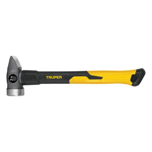 TRUPER CRP-3D-F Kerek fejű kalapács 1,4 kg, 35 cm üvegszálas nyéllel (35094)