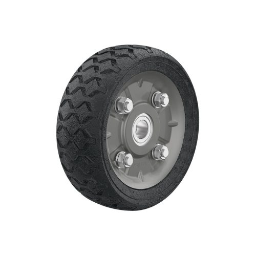 PRETUL RD-62 Tömör gumikerék molnárkocsihoz, 2 csapággyal, 150 mm (45480)
