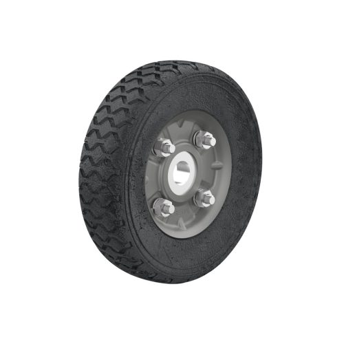 PRETUL RD-61 Tömör gumikerék molnárkocsihoz, 1 csapággyal, 150 mm (45481)
