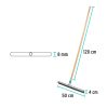 KLINTEK JALI-50A Gumi lehúzó acél kerettel, 50 cm (57016)